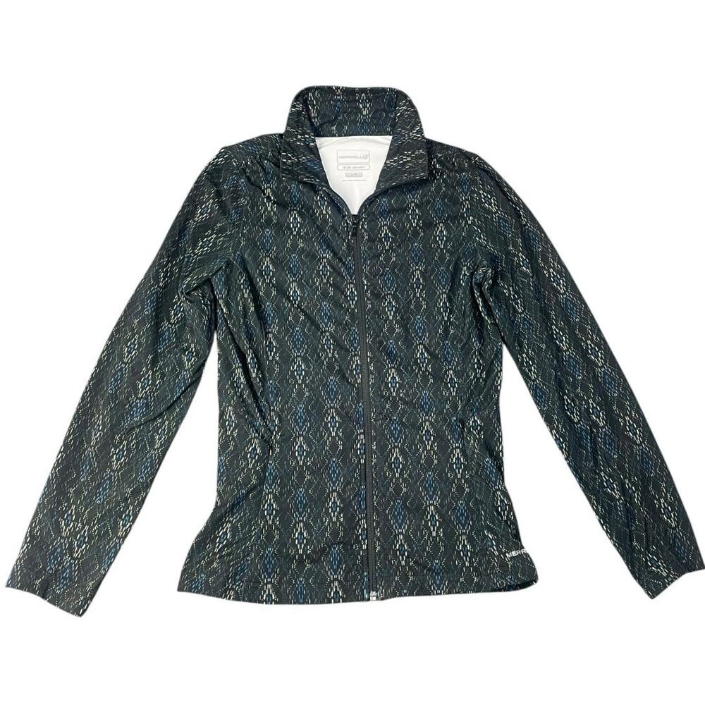 Merrell Women’s Opti-Wick Small Outdoor Hiking Zip Up Printed Jacket
